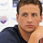 US swimmer Ryan Lochte attends a press c